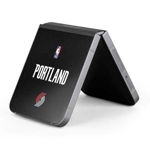 NBA Portland Trail Blazers Jersey Galaxy Z Flip6 Skin